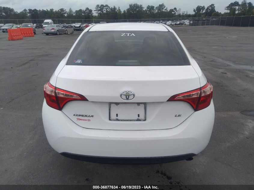 2017 TOYOTA COROLLA L/LE/XLE/SE - 2T1BURHE2HC818106
