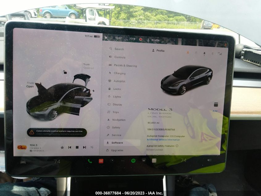 2018 TESLA MODEL 3 LONG RANGE - 5YJ3E1EB0JF068798