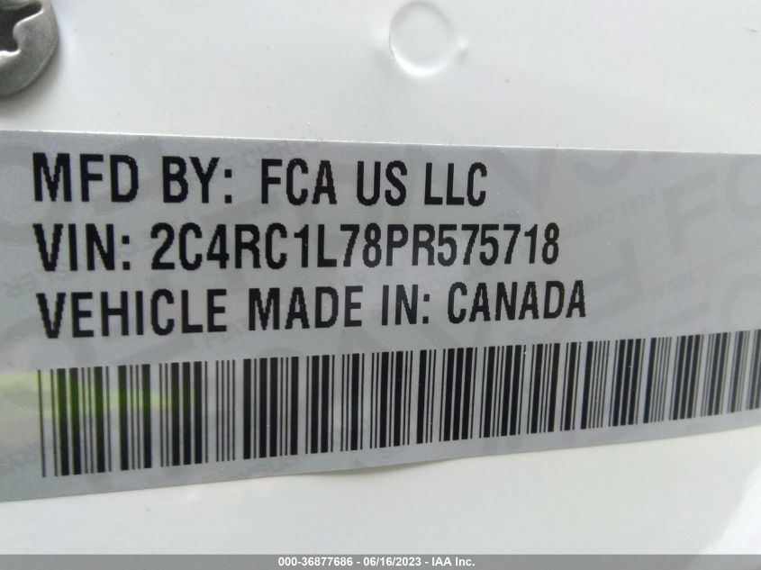 2023 CHRYSLER PACIFICA HYBRID TOURING L - 2C4RC1L78PR575718