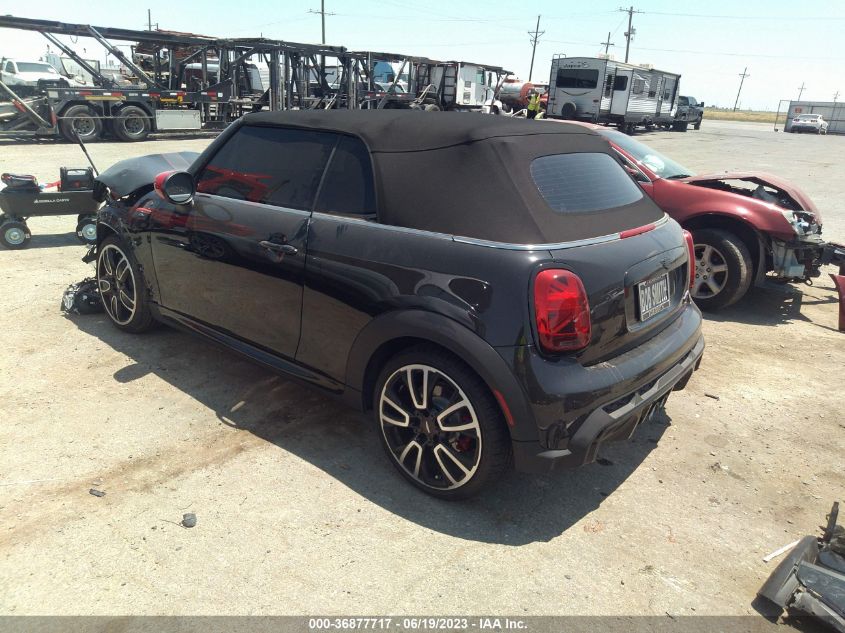 2023 MINI CONVERTIBLE JOHN COOPER WORKS WMW63DL07P3P95901