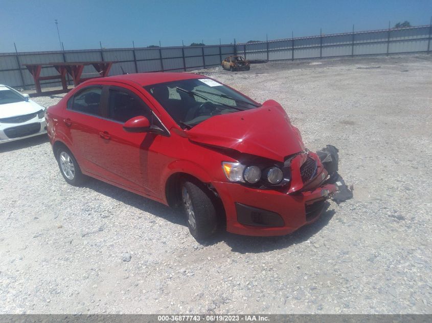 2013 CHEVROLET SONIC LT - 1G1JC5SH5D4124851