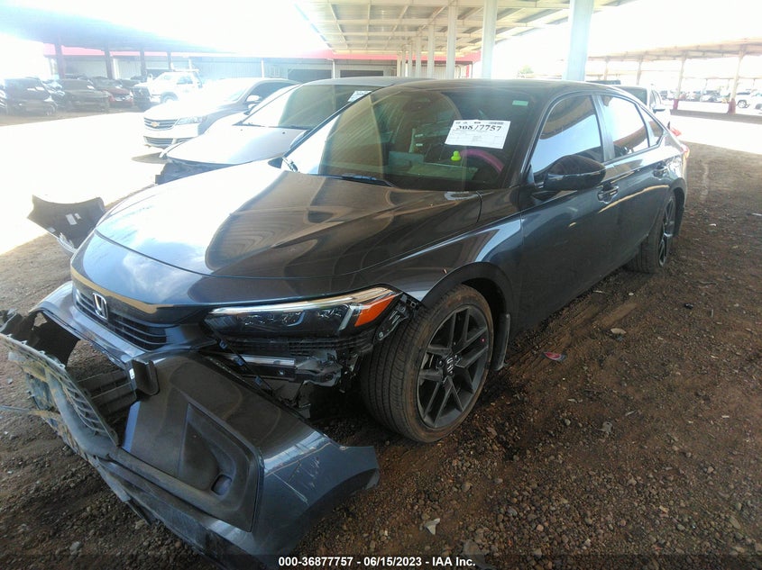 VIN 2HGFE2F57NH552173 2022 HONDA CIVIC SEDAN SPORT