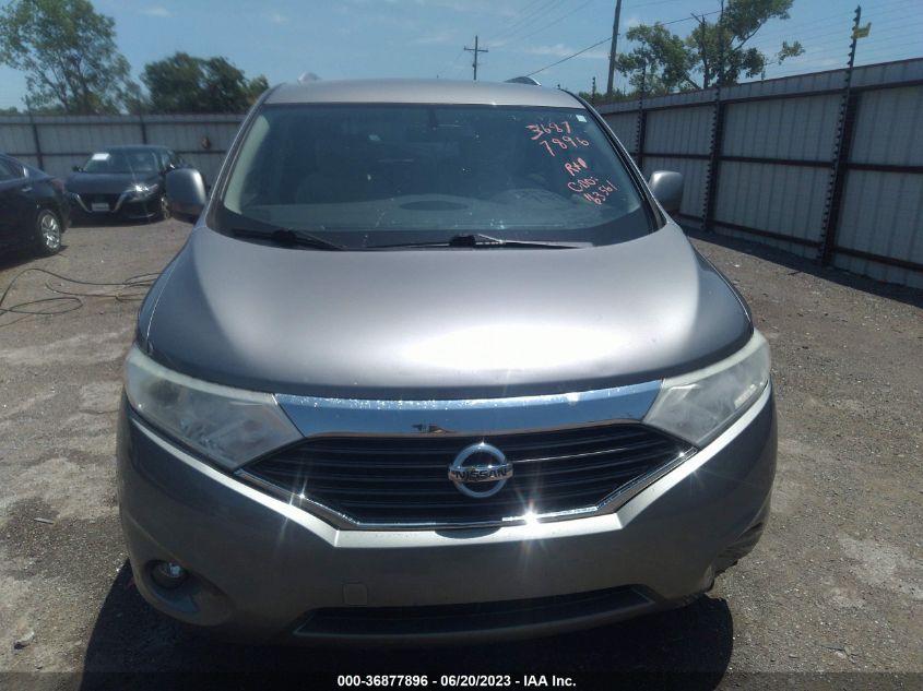 2013 NISSAN QUEST SV - JN8AE2KPXD9070087