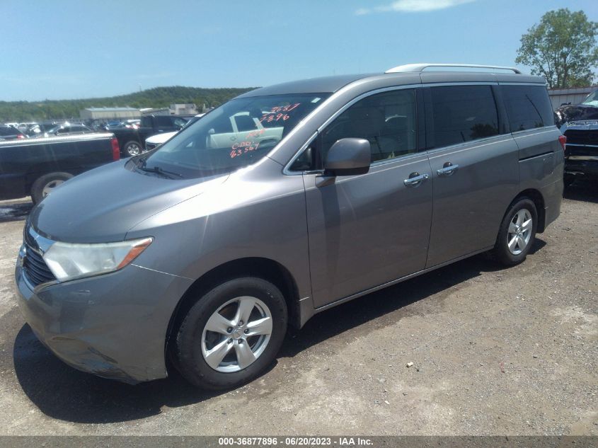 2013 NISSAN QUEST SV - JN8AE2KPXD9070087