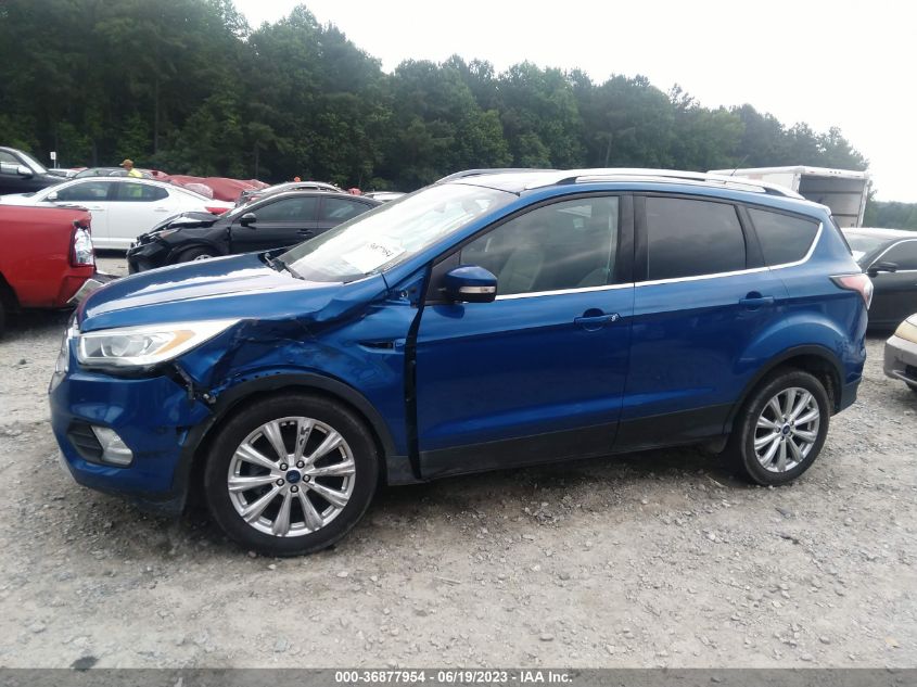 2017 FORD ESCAPE TITANIUM - 1FMCU0JD7HUB26231