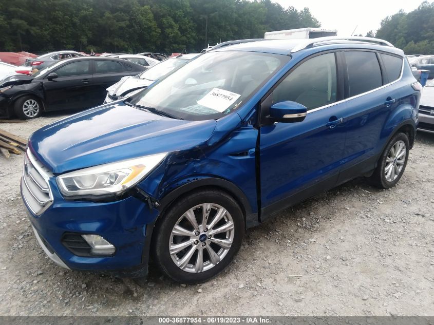 2017 FORD ESCAPE TITANIUM - 1FMCU0JD7HUB26231