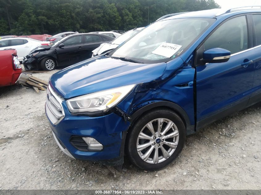 2017 FORD ESCAPE TITANIUM - 1FMCU0JD7HUB26231