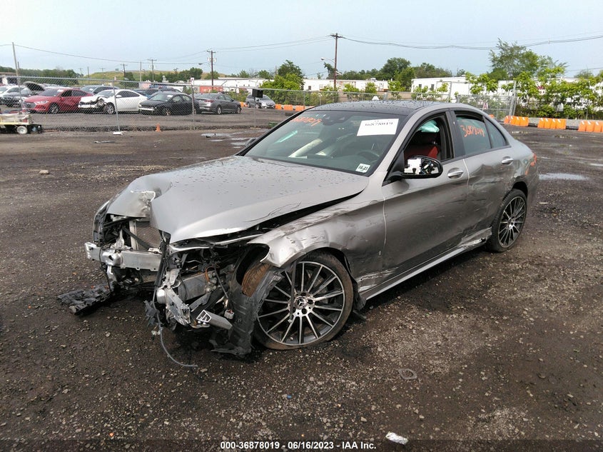 VIN 55SWF8EBXKU283821 2019 MERCEDES-BENZ C-CLASS C 300