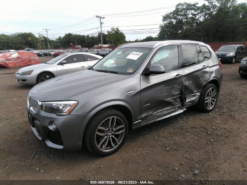 2017 BMW X3 XDRIVE28I - 5UXWX9C56H0T14456