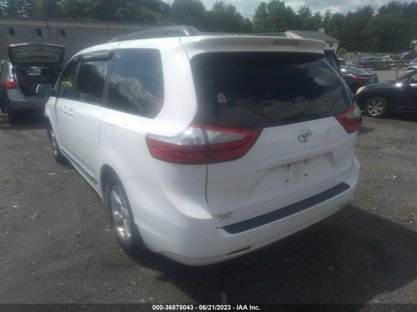 2017 TOYOTA SIENNA LE - 5TDKZ3DC0HS797119