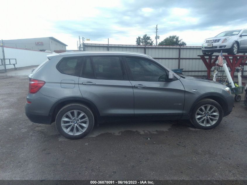 2015 BMW X3 XDRIVE28I - 5UXWX9C58F0D47555