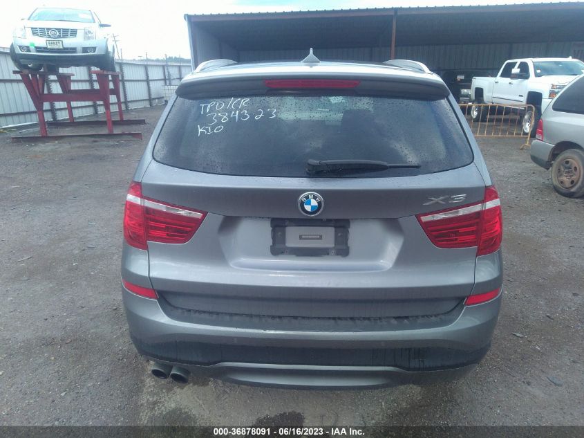 2015 BMW X3 XDRIVE28I - 5UXWX9C58F0D47555