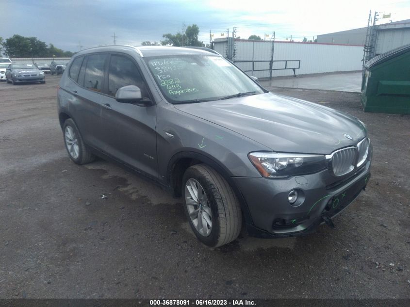 2015 BMW X3 XDRIVE28I - 5UXWX9C58F0D47555