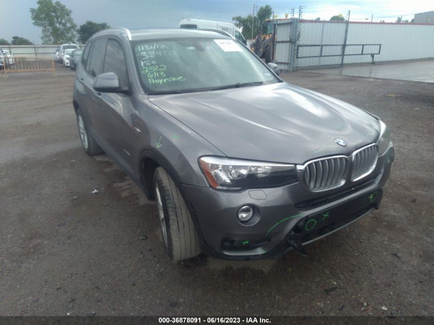 2015 BMW X3 XDRIVE28I - 5UXWX9C58F0D47555