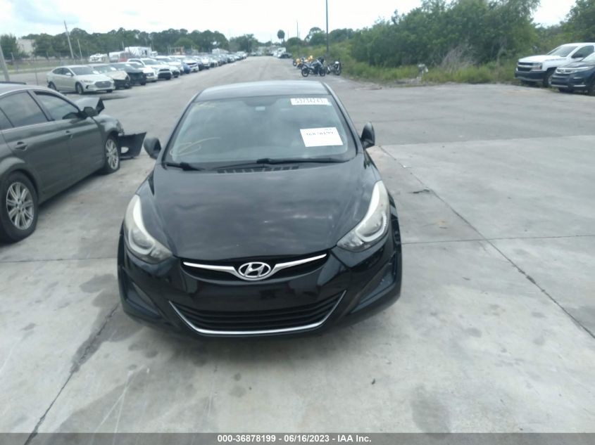 2016 HYUNDAI ELANTRA SE - KMHDH4AE2GU512269