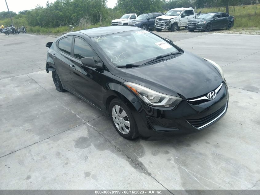 2016 HYUNDAI ELANTRA SE - KMHDH4AE2GU512269