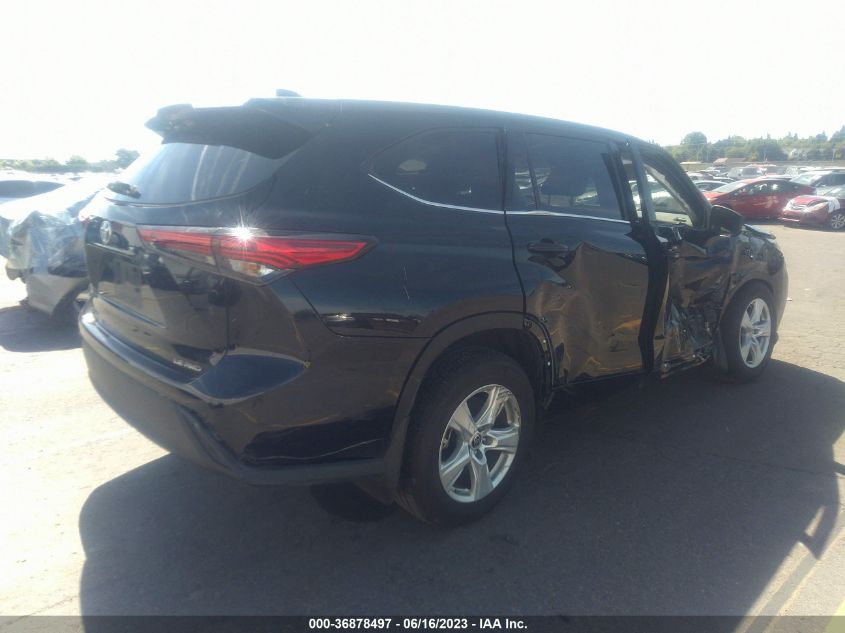 2022 TOYOTA HIGHLANDER LE - 5TDBZRBH6NS580090