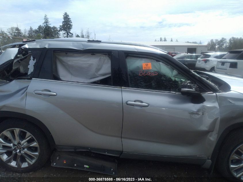 2020 TOYOTA HIGHLANDER HYBRID LIMITED - 5TDDBRCH9LS003577