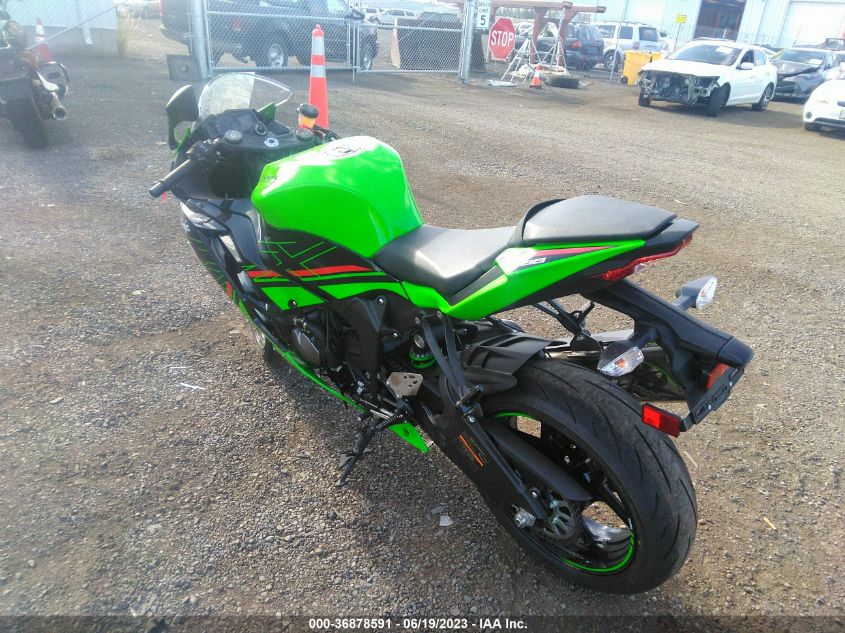 2023 KAWASAKI ZX636 K JKBZXJH19PA018237