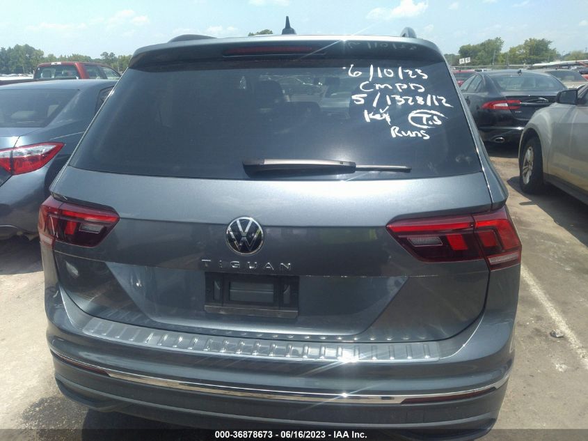 2022 VOLKSWAGEN TIGUAN S - 3VV1B7AX1NM035882