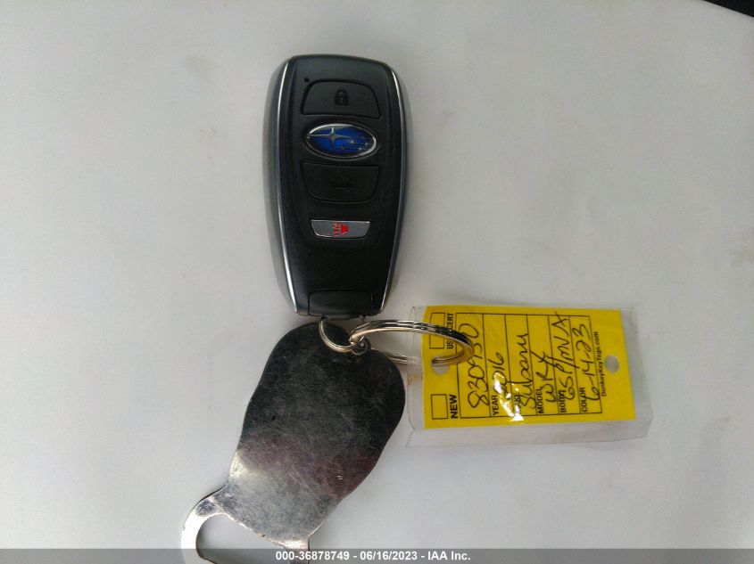 2016 SUBARU WRX LIMITED - JF1VA1L62G9806006