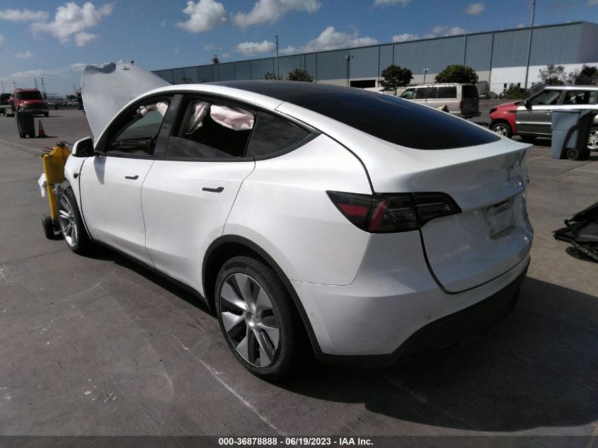 Auction sale of the 2021 TESLA MODEL Y , vin: 5YJYGDEE2MF232956, lot number: 36878888