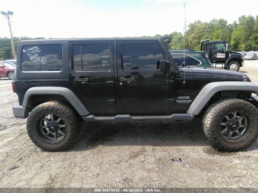 2015 JEEP WRANGLER UNLIMITED SPORT - 1C4BJWDG3FL525092