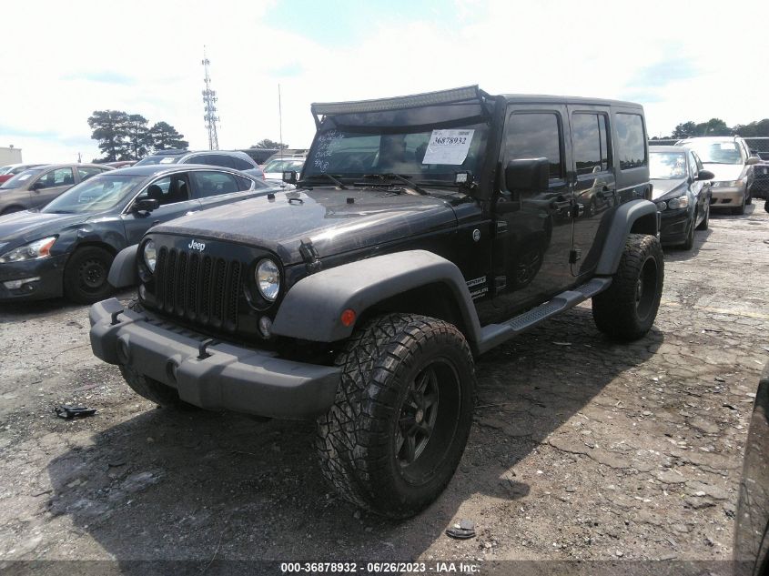 2015 JEEP WRANGLER UNLIMITED SPORT - 1C4BJWDG3FL525092