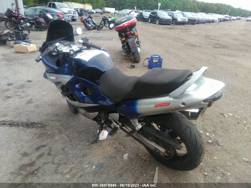 2005 SUZUKI GSX750 F JS1GR7GA752100422