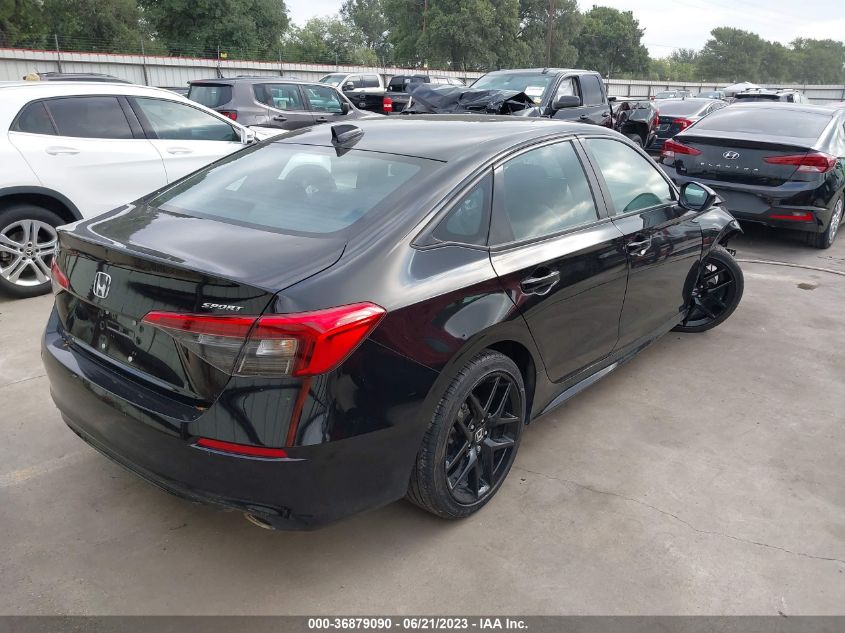 2022 HONDA CIVIC SEDAN SPORT - 2HGFE2F52NH575831
