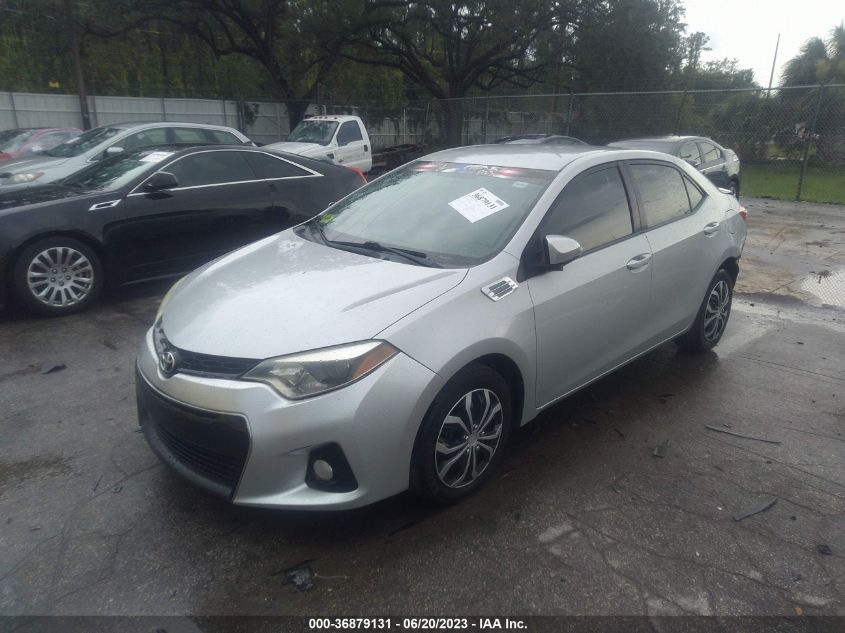 2015 TOYOTA COROLLA L/LE/S/S PLUS/LE PLUS - 2T1BURHE1FC360314