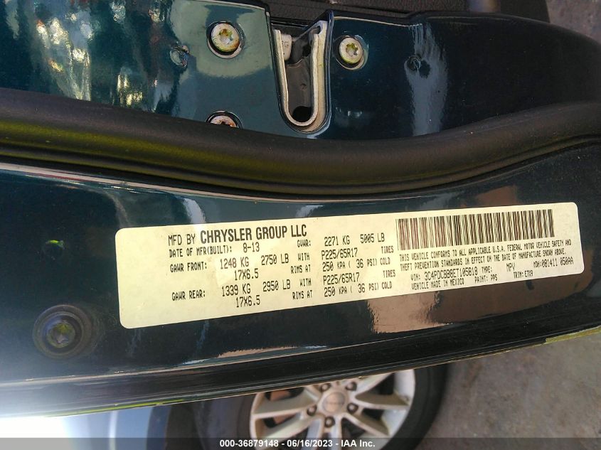 2014 DODGE JOURNEY SXT - 3C4PDCBB8ET105818