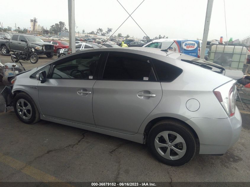 2013 TOYOTA PRIUS ONE/TWO/THREE/FOUR/FIVE - JTDKN3DU2D5586735