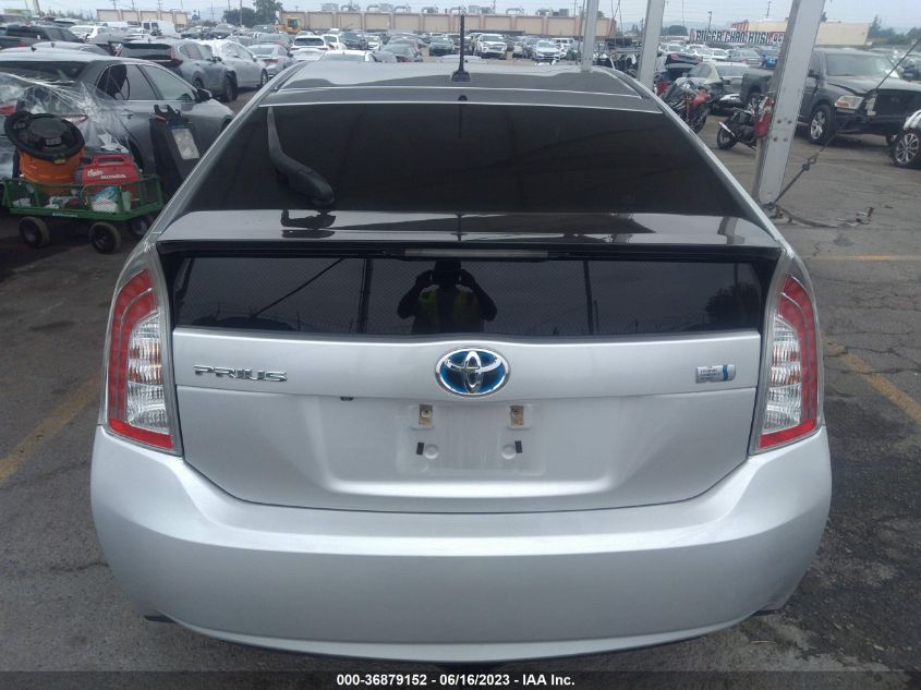 2013 TOYOTA PRIUS ONE/TWO/THREE/FOUR/FIVE - JTDKN3DU2D5586735