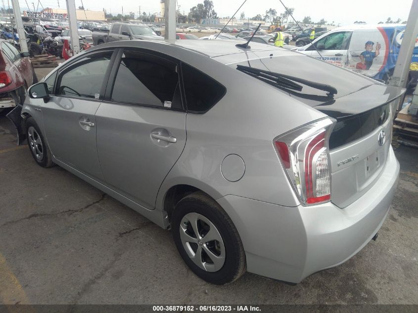 2013 TOYOTA PRIUS ONE/TWO/THREE/FOUR/FIVE - JTDKN3DU2D5586735
