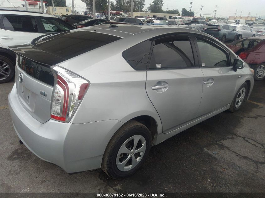 2013 TOYOTA PRIUS ONE/TWO/THREE/FOUR/FIVE - JTDKN3DU2D5586735