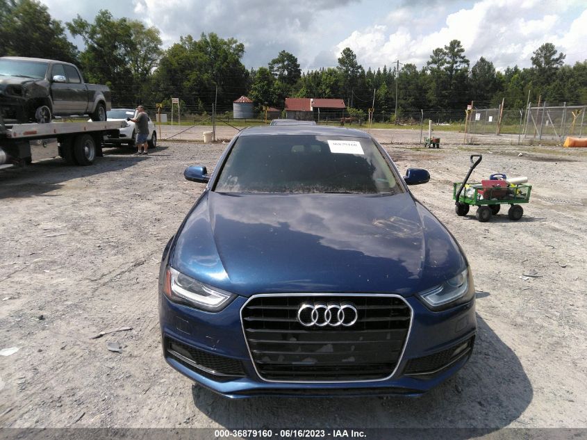 2014 AUDI A4 PREMIUM PLUS - WAUFFAFL8EA009138