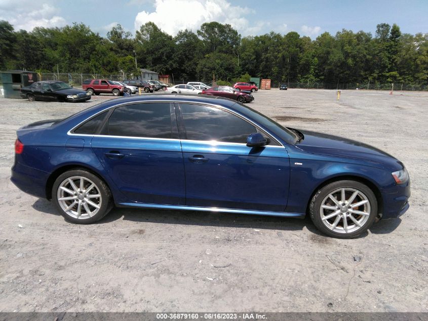 2014 AUDI A4 PREMIUM PLUS - WAUFFAFL8EA009138