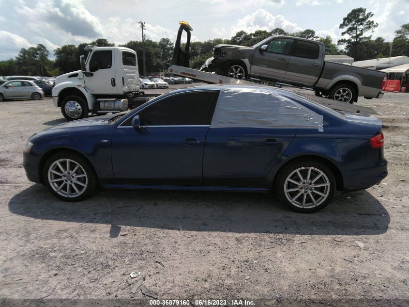 2014 AUDI A4 PREMIUM PLUS - WAUFFAFL8EA009138