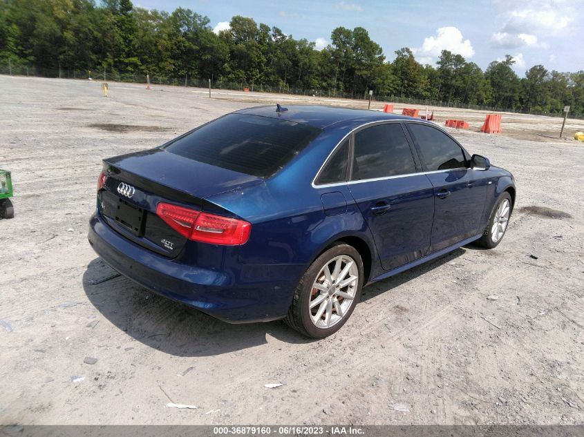 2014 AUDI A4 PREMIUM PLUS - WAUFFAFL8EA009138