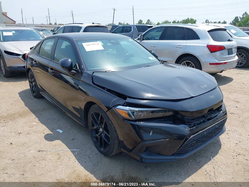 2022 HONDA CIVIC SEDAN SPORT - 2HGFE2F57NH596545