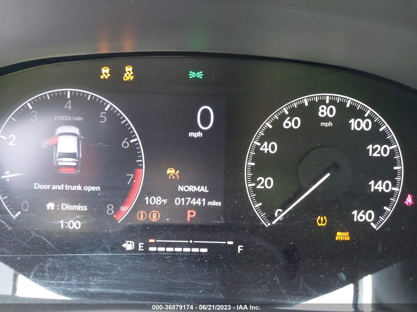 VIN 2HGFE2F57NH596545 2022 HONDA CIVIC SEDAN SPORT