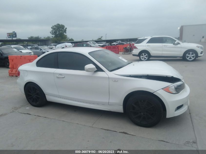 2013 BMW 1 SERIES 128I - WBAUP7C53DVP24591
