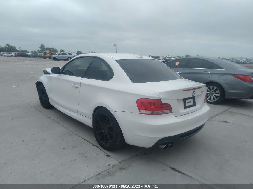 2013 BMW 1 SERIES 128I - WBAUP7C53DVP24591