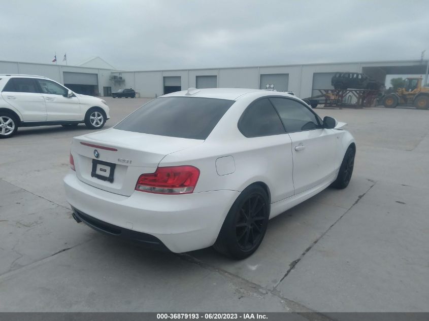 2013 BMW 1 SERIES 128I - WBAUP7C53DVP24591
