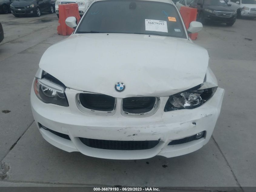 2013 BMW 1 SERIES 128I - WBAUP7C53DVP24591