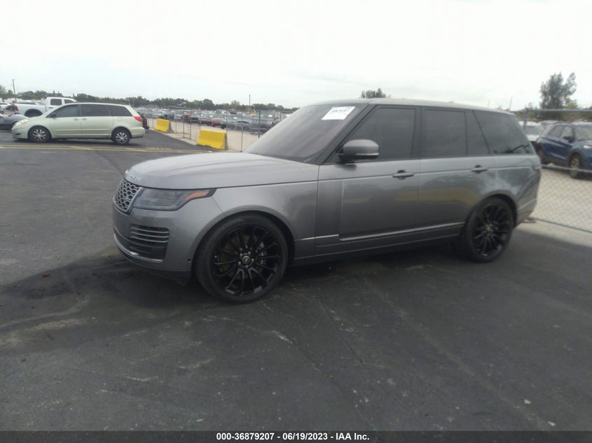 VIN SALGS2RU0LA590265 2020 LAND ROVER RANGE ROVER HSE