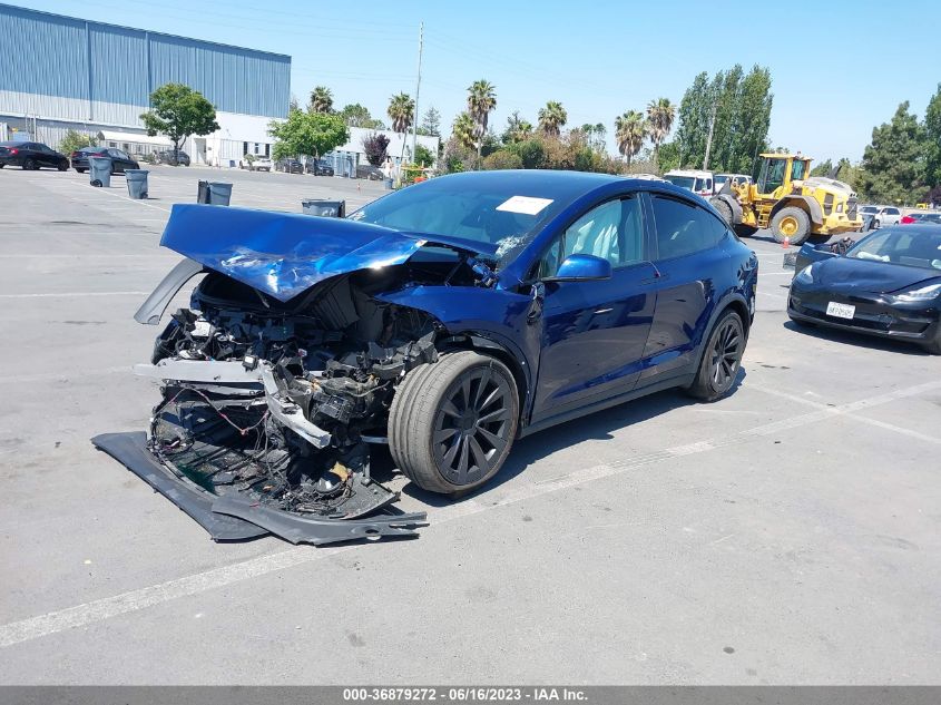 2022 TESLA MODEL X PLAID - 7SAXCBE65NF349830