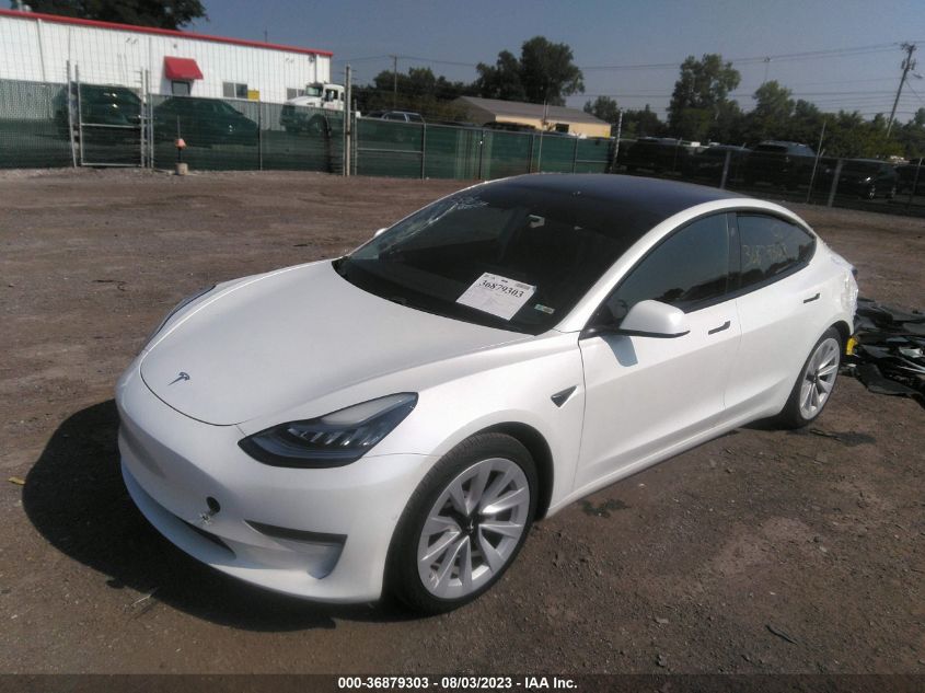 5YJ3E1EAXMF861568 Tesla Model 3 STANDARD RANGE PLUS 2