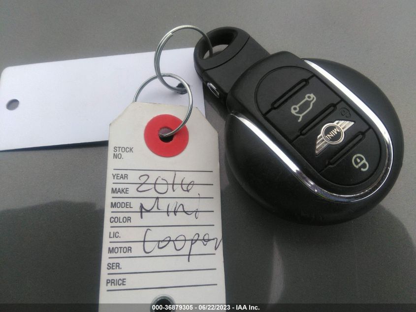 2016 MINI COOPER HARDTOP - WMWXP5C52G2D14293